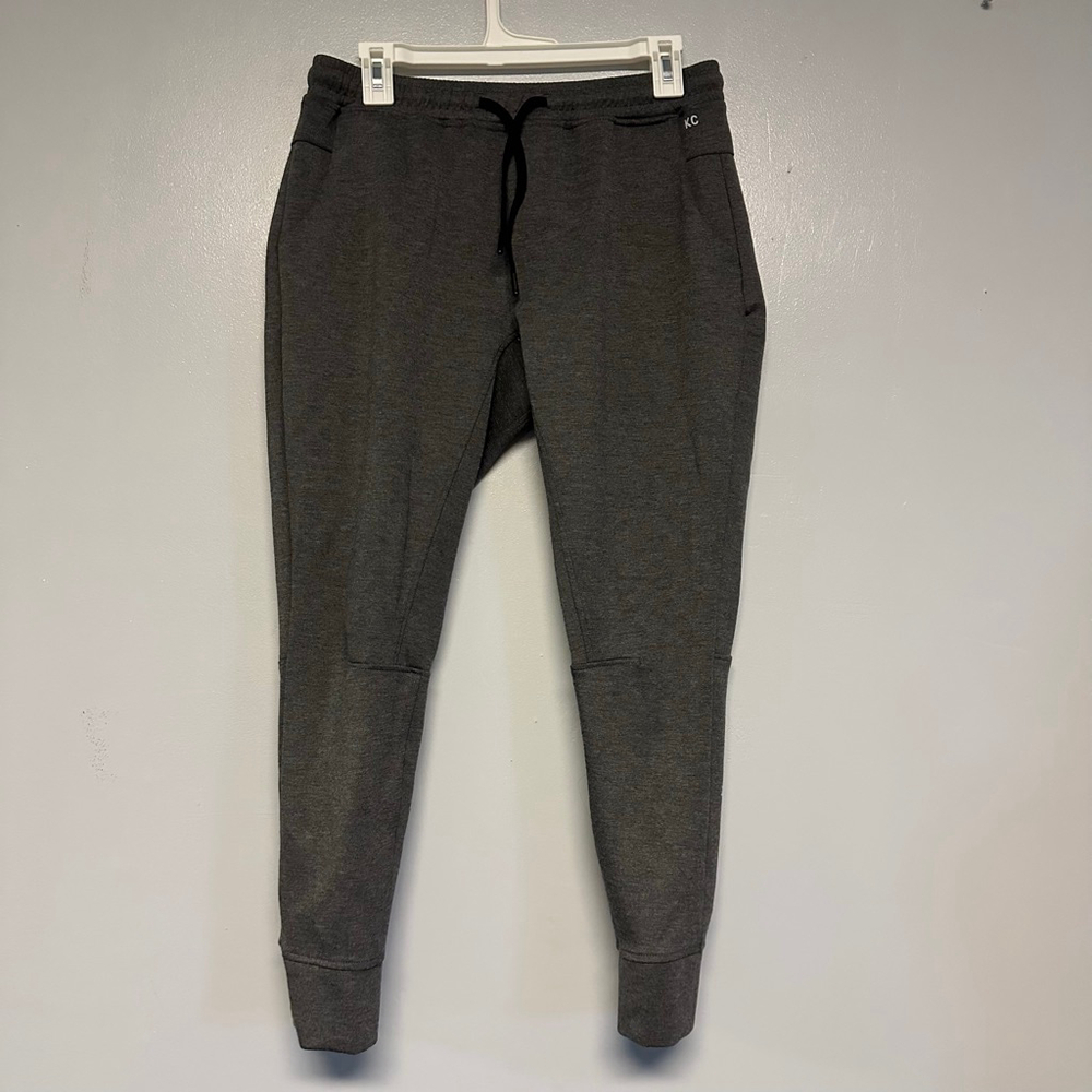 Men's Kenneth Cole Gray Active Joggers soze Medium with Black Drawstring